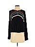 Free People Black Long Sleeve Top Size S - photo 1
