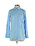 MICHAEL Michael Kors Blue Long Sleeve Button-Down Shirt Size S - photo 1