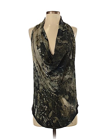 Helmut Lang Sleeveless Silk Top (view 1)
