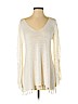 Calypso St. Barth 100% Linen Ivory Pullover Sweater Size S - photo 1