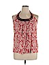 Elle 100% Rayon Red Halter Top Size XL - photo 1