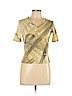 Just Cavalli Yellow Short Sleeve T-Shirt Size EU (IT) 46 / US 10 - photo 1