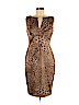 Kay Unger Tan Casual Dress Size 8 - photo 1