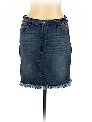 Celebrity Pink Denim Skirt (view 1)