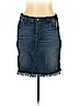 Celebrity Pink Blue Denim Skirt Size 11 - photo 1