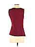 Elie Tahari Burgundy Sleeveless Top Size S - photo 2