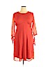 Vila 100% Polyester Red Casual Dress Size XL - photo 1