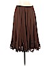 Elie Tahari 100% Silk Brown Silk Skirt Size 2 - photo 1