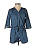 7 For All Mankind 100% Cotton Blue Romper Size L - photo 1