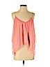Elizabeth and James 100% Silk Pink Sleeveless Silk Top Size S - photo 1