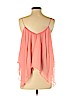 Elizabeth and James 100% Silk Pink Sleeveless Silk Top Size S - photo 2