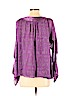 Nanette Lepore 100% Silk Purple Long Sleeve Silk Top Size XS - photo 2