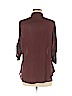 H&M 100% Polyester Brown 3/4 Sleeve Blouse Size 10 - photo 2