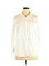 Cuyana White Long Sleeve Button-Down Shirt Size L - photo 1