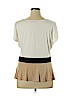 Elle White Short Sleeve Top Size XL - photo 2