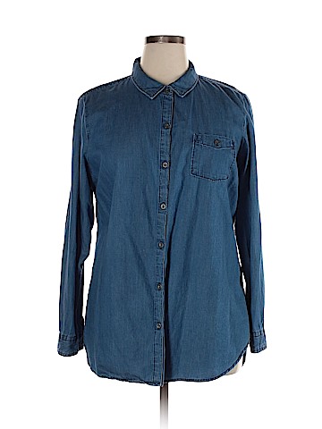 Ruff Hewn Long Sleeve Button-Down Shirt (view 1)