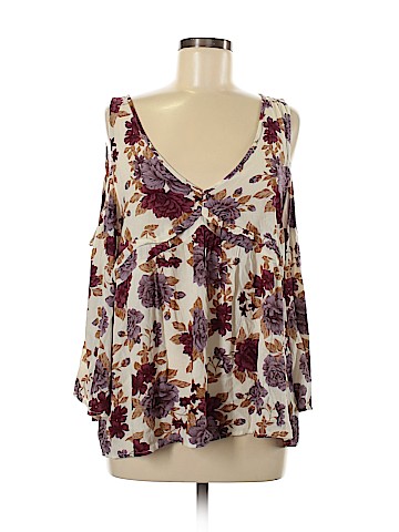 American Eagle Outfitters Long Sleeve Blouse (view 1)