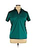 Port Authority 100% Polyester Teal Short Sleeve Polo Size XL - photo 1