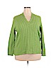Jillian - Nicole Green Pullover Sweater Size 3X - photo 1