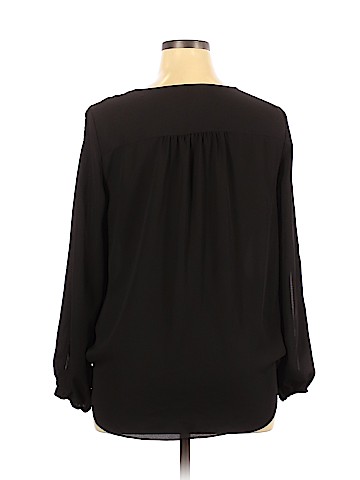 INC International Concepts Long Sleeve Blouse (view 2)