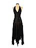 BCBGMAXAZRIA 100% Silk Black Cocktail Dress Size 2 - photo 1