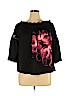Jennifer Lopez 100% Polyester Black 3/4 Sleeve Blouse Size XL - photo 1