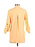 Lush 100% Polyester Orange 3/4 Sleeve Blouse Size XS - photo 2
