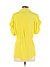Madison Marcus 100% Silk Yellow Short Sleeve Silk Top Size XS - photo 2