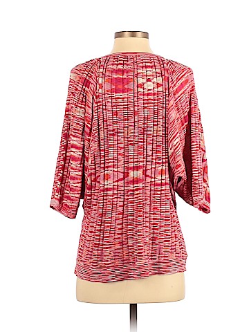 BCBGMAXAZRIA Long Sleeve Silk Top (view 2)