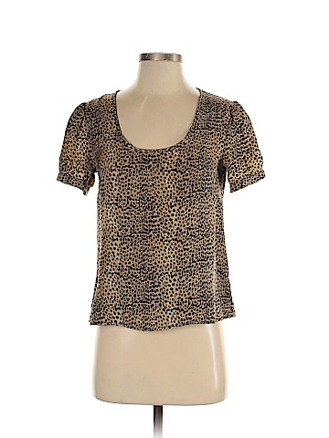 Emerson Made Short Sleeve Silk Top (view 1)