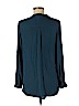 H&M 100% Polyester Blue Long Sleeve Blouse Size 6 - photo 2