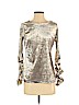 Vince Camuto Tan Long Sleeve Blouse Size S - photo 1