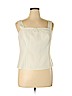 Assorted Brands 100% Polyester Ivory Sleeveless Blouse Size 14 - photo 1