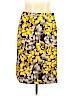 Who What Wear 100% Polyester Yellow Casual Skirt Size 14 - photo 1