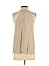 Barneys New York 100% Silk Tan Sleeveless Silk Top Size S - photo 2