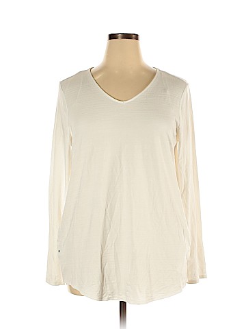 Dana Buchman Long Sleeve T-Shirt (view 1)