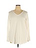 Dana Buchman White Long Sleeve T-Shirt Size XL - photo 1