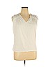 Lauren by Ralph Lauren 100% Cotton White Sleeveless Top Size XL - photo 1