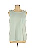 Ann Taylor Factory 100% Polyester Blue Sleeveless Top Size XL - photo 1