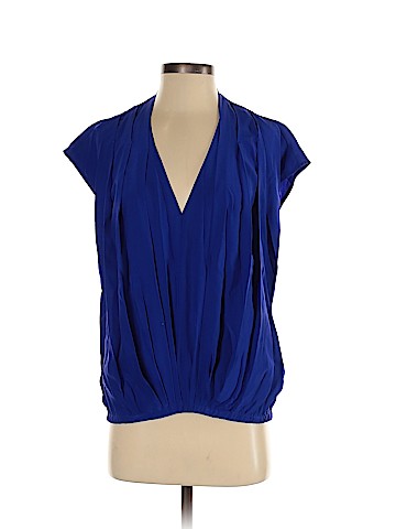 Exclusive for Intermix Short Sleeve Silk Top (view 1)