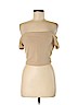 Alice + Olivia Tan Short Sleeve Top Size 6 - photo 1
