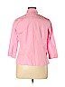Talbots 100% Cotton Pink 3/4 Sleeve Button-Down Shirt Size 14 - photo 2