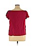 Banana Republic Factory Store 100% Rayon Burgundy Short Sleeve Top Size XL - photo 2