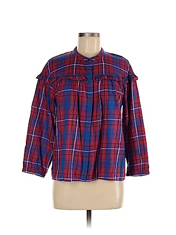 Madewell 3/4 Sleeve Button-Down Shirt (view 1)