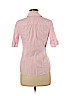 American Eagle Outfitters 100% Cotton Pink Short Sleeve Button-Down Shirt Size 6 - photo 2