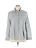 Tommy Hilfiger 100% Cotton Gray Long Sleeve Button-Down Shirt Size XL - photo 1