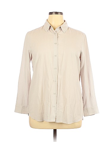 Uniqlo Long Sleeve Button-Down Shirt (view 1)