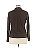 Talbots 100% Cotton Brown Long Sleeve Top Size XL - photo 2