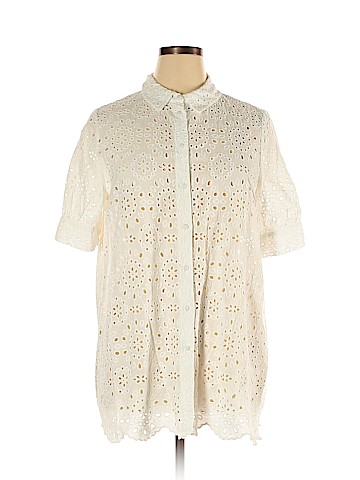 Zara Short Sleeve Button-Down Shirt (view 1)