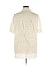 Zara White Short Sleeve Button-Down Shirt Size XL - photo 2